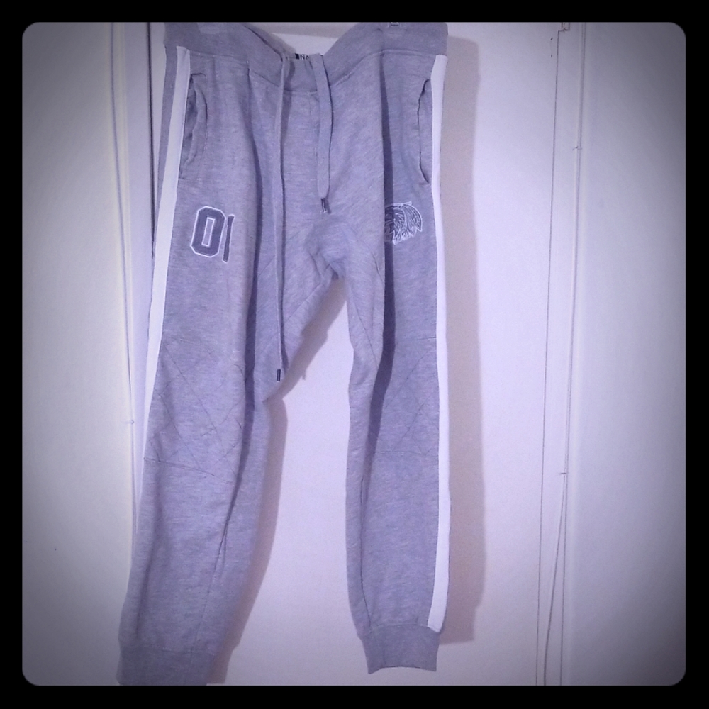 Mens Gray Sweatpants